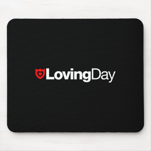 Tapis de souris affectueux de logo de jour (Devant)