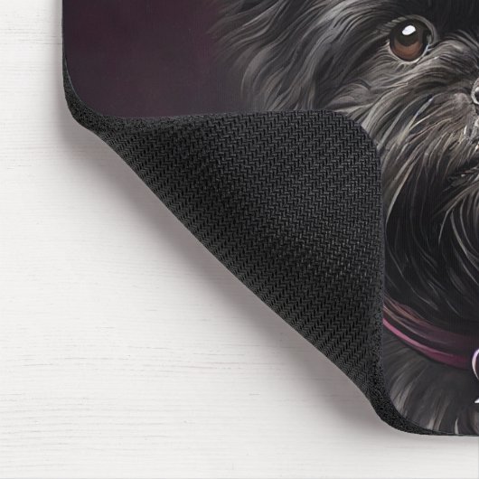 Tapis De Souris Affenpinscher Chien Ballons d'anniversaire (Coin)