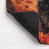 Tapis De Souris Affenpinscher en automne Feuilles automne Inspiré (Coin)