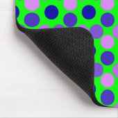 Tapis De Souris Affichage des points Pad de souris vert violet (Coin)