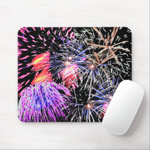 Tapis De Souris Affichage Fireworks