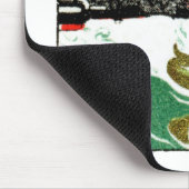 Tapis De Souris Affiche 1909 d'exposition d'Aarhus Danemark (Coin)