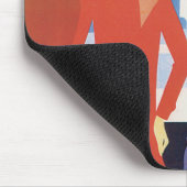 Tapis De Souris Affiche belge de ferry d'art déco (Coin)