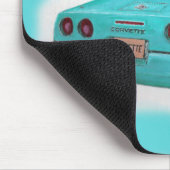 Tapis De Souris Affiche Corvette 1990 (Coin)