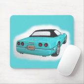 Tapis De Souris Affiche Corvette 1990 (Avec souris)