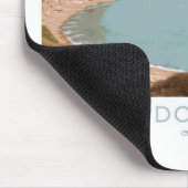 Tapis De Souris Affiche de chemin de fer de Dorset (Coin)