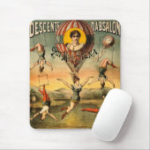 Tapis De Souris Affiche de cirque de Mlle Stena Flying Trapese (Avec souris)