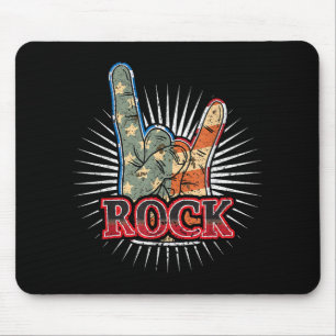 Tapis De Souris Affiche de concert de groupe de rock vintage USA 7