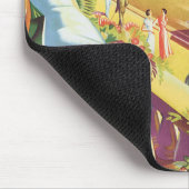 Tapis De Souris Affiche de la Côte d'Azur (Coin)