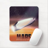 Tapis De Souris Affiche de l'espace de Mars (Avec souris)