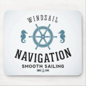 Tapis De Souris Affiche de navigation de Windsail (Devant)