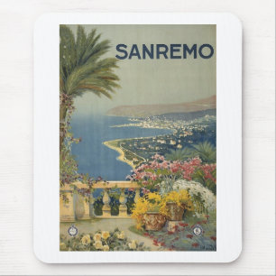 Tapis De Souris Affiche de Sanremo en 1920