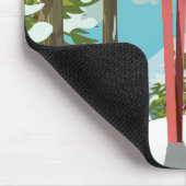 Tapis De Souris Affiche de ski Engelberg Suisse (Coin)