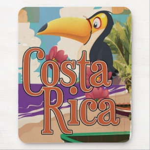Tapis De Souris Affiche de voyage costaricaine