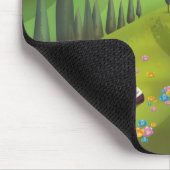 Tapis De Souris Affiche de voyage en Assam Inde impression. (Coin)
