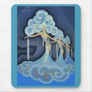 Tapis De Souris Affiche des Folies Bergère 1932