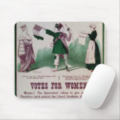 Tapis De Souris Affiche du suffrage des femmes (Avec souris)