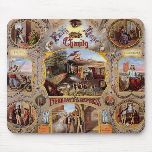 Tapis De Souris Affiche maçonnique (Devant)