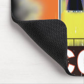 Tapis De Souris Affiche Rétro Fusée Spatiale de l'Union Soviétique (Coin)