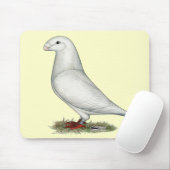 Tapis De Souris Afficher le blanc de la course (Avec souris)