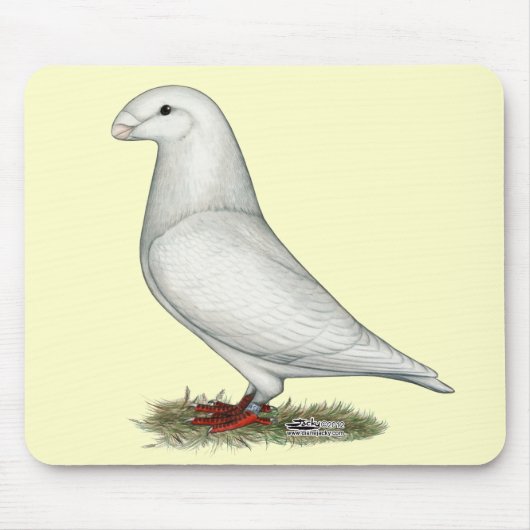 Tapis De Souris Afficher le blanc de la course (Devant)