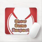 Tapis De Souris Afficher un peu de respect Imprimé (Avec souris)