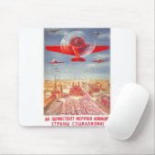 Tapis De Souris Affiches de propagande d'Union Soviétique de (Avec souris)