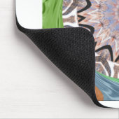 Tapis De Souris Africa Asia traditional edgy pattern (Coin)