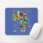 Tapis De Souris Africa map (Avec souris)