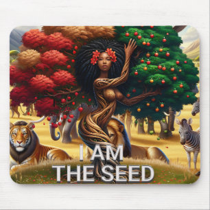 Tapis De Souris African American Woman inspiré Quote office