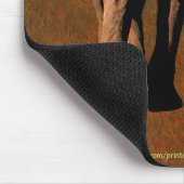 Tapis De Souris African Elephant Big Five Animal Mousepad (Coin)