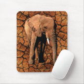 Tapis De Souris African Elephant Big Five Animal Mousepad (Avec souris)