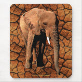 Tapis De Souris African Elephant Big Five Animal Mousepad (Devant)