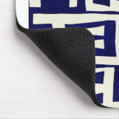 Tapis De Souris African Map - Navy Ivory (Coin)