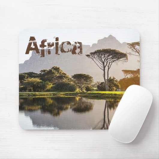 Tapis De Souris Afrique (Avec souris)