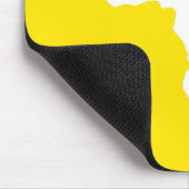 Tapis De Souris Afrique Audacieuse Jaune Dorée (Coin)