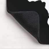 Tapis De Souris Afrique audacieuse noire (Coin)