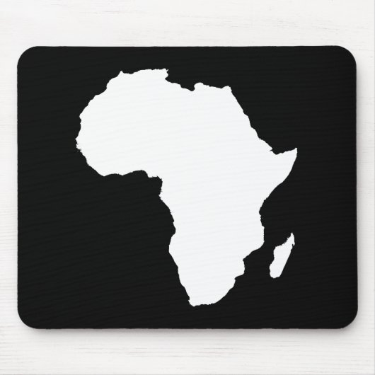 Tapis De Souris Afrique audacieuse noire (Devant)