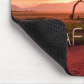 Tapis De Souris Afrique Coucher de soleil (Coin)