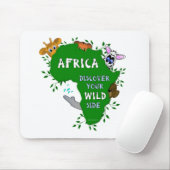 Tapis De Souris Afrique sauvage (Avec souris)