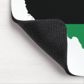 Tapis De Souris Afro-Américain _ Couleurs rouge, noir et vert (Coin)
