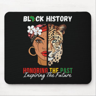 Tapis De Souris Afro Girl Honoring Past Inspirant Future Black Son