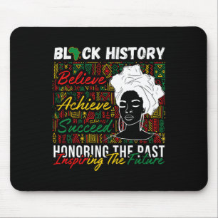 Tapis De Souris Afro Girl Honoring Past Inspirant Future Black Son