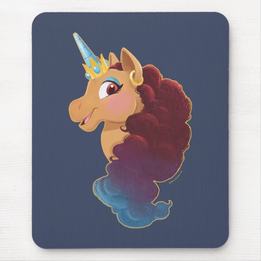 Tapis De Souris Afro Unicorn | Divine la licorne (Devant)
