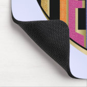 Tapis De Souris Afro Unicorn Fierce Heart Design (Coin)