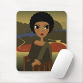 Tapis De Souris Afro'na Lisa Mousepad (Avec souris)