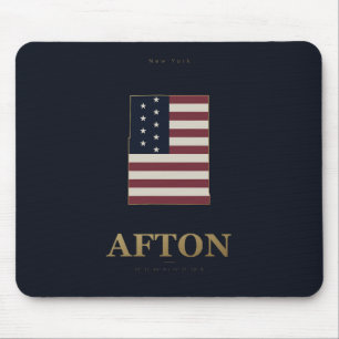 Tapis De Souris Afton New York Silhouette américaine