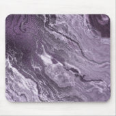 Tapis De Souris Agate violette cristallisée | Moody Marbled Stone (Devant)