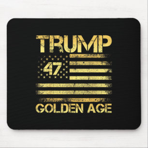 Tapis De Souris Age D'Or 2025 Trump - États-Unis - Age D'Or De L'A