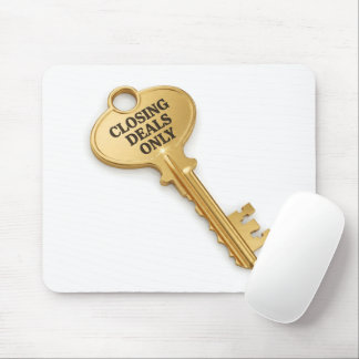 Tapis De Souris Agent Immobilier Fermant des Affaires Uniquement B